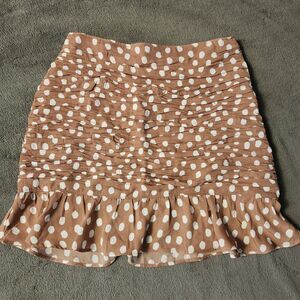 Abercrombie & Fitch XS Skirt Midi Polka Dot Lined Y2K